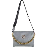 Fashionhunters Grey messenger bag with wide strap