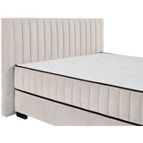MID.YOU POSTELJA Z VZMETNICO 160 cm x 200 cm , tekstil, leseni material bež | Shoptok.si