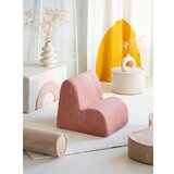 Wigiwama Rožnat otroški fotelj iz rebrastega žameta Cloud – | Shoptok.si