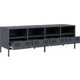 vidaXL TV ormarić antracit 135 x 39 x 43,5 cm hladno valjani čelik | shoptok.hr