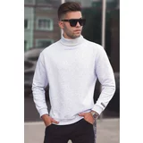Madmext Turtleneck Carmelange Sweater 5317