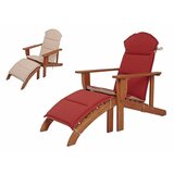 Garden Pleasure Rjav vrtni ležalnik iz masivnega lesa Harper – | Shoptok.si