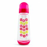 Elfi plastična flašica sa silikonskom cuclom 250ml RK02 - roze Cene