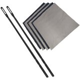 INF Komplet za čiščenje flavte s palico in krpo za čiščenje Black+Grey, (5000325001) | Shoptok.si