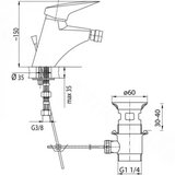 Valvex Baterija za bide Grande 2450510 | Eponuda.ba