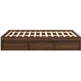  Okvir za krevet smeđi hrast 120 x 190 cm mali bračni | shoptok.hr