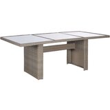 Poli 3057797 9 Piece Outdoor Dining Set Poly Rattan Brown (4x44148+310142) | shoptok.hr