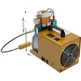 Oem Visokotlačna zračna črpalka, 1.8KW moč, nastavljiv tlak 5-30MPA, največji volumen napihovanja 100L/26.42gal/min -220V -EU, (5000113851) | Shoptok.si