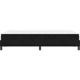 vidaXL Boxspring krevet s madracem Crna 120 x 190 cm Baršun | shoptok.hr