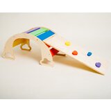ToddlerInFamily MONTESSORI LJULJAKA SA ZIDOM ZA PENJANJE (VIE BOJA)-natur+duga | shoptok.hr