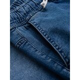 Ombre Men's denim joggers with asymmetrical stitching - blue | shoptok.hr
