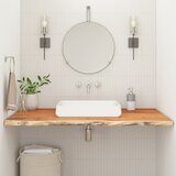  Kupaonska radna ploča 120x60x3,8 cm pravokutna od drva bagrema | shoptok.hr