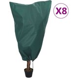  Navlake od flisa za biljke s vezicom 8 kom 70 g/m² 0 8 x 1 m | shoptok.hr