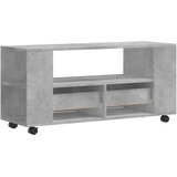 TV ormarić boja betona 102 x 34,5 x 43 cm od konstruiranog drva | shoptok.hr