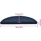  Preproge za stopnice samolepilne 30 kosov mornarica 56x17x3 cm | Shoptok.si