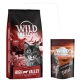 Wild Freedom suha mačja hrana 6,5 kg + Filet Snacks piščanec 100 g gratis! - Adult "High Valley" govedina - brez žit + Filet Snacks piščanec