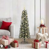 vidaXL Umestno božično drevo med 150 LED Zelena 40.5 x 40.5 x 120 cm | Shoptok.si