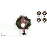 Dueesse Novogodišnji venac sa nordijskim dekorom deda mraza | ePonuda.com