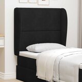  Uši uzglavlja Crna 80 x 23 x 6 cm Baršun | shoptok.hr
