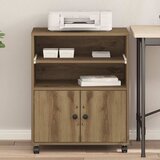  Držač za printer s pohranom Umjetnički hrast 60 x 48 x 74 cm | shoptok.hr