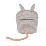 Lorena Canals Siva tekstilna dječja kutija za pohranu ø 15x15 cm Mini Renata the Rat – | shoptok.hr