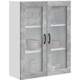  Zidni stakleni ormarić Betonski sivi 80 x 31 x 100 cm | shoptok.hr
