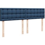  Krevet s oprugama i madracem plavi 200 x 200 cm od tkanine | shoptok.hr