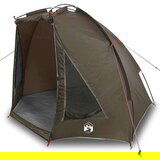 vidaXL Šator za ribolov smeđi vodootporni | shoptok.hr