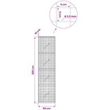  Gabion s žicom debljine 3,5 mm i mrežom 5x5 cm 50x10x200 cm Slike