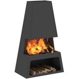  Kamin Crna 60 x 35 x 100 cm Čelik | shoptok.hr