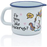Metalac lončić s kljunom i skalom pink unicorn 10cm/0,80 lit | shoptok.hr