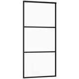  Klizna vrata s priborom 76 x 205 cm od ESG stakla i aluminija | shoptok.hr