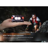 Fenix HM65RTV20BLC- prigušiva punjiva LED čeona lampa LED/USB IP68 crna/narandžasta | Eponuda.com