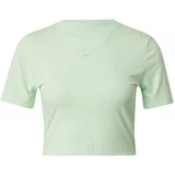 Nike Sportswear Majica 'Essential' svetlo zelena / bela