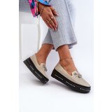 S. BARSKI Shiny Women's Leather Loafers on Platform S.Barski | shoptok.hr