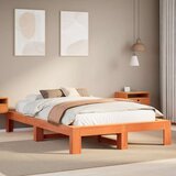  Okvir kreveta bez madraca voštano smeđi 135x190 cm od borovine | shoptok.hr