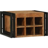 vidaXL Stojalo za vino 46x35x27.5 cm iz trdnega akacijevega lesa Cene