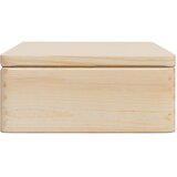  Drvena kutija s poklopcem 40x30x13 cm Puno drvo Bor | shoptok.hr