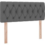  LED krevet za pohranu s madracem Tamnosiva 120 x 200 cm Tkanina | shoptok.hr