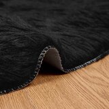  Tepih od umjetne ovčje kože TAFALLA Crna Ø 120 cm Poliester | shoptok.hr