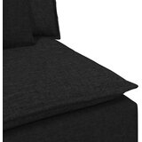  Modularni kauč s naslonom za ruke i jastucima crni 100 cm | Shoptok.si