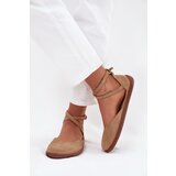 Zazoo Suede Ballet Flats Women Barefoot With Straps | shoptok.hr