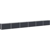  Povišeni vrtni krevet Antracit 600 x 40 x 55 cm | shoptok.hr