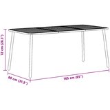  Blagovaonski set 7 kom. Antracit Čelik | shoptok.hr