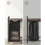 Korpa za veš REX braon/crna | Eponuda.com