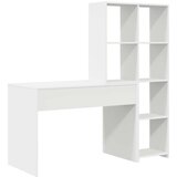  Stol s policom Bijelo 138,5 x 55 x 143 cm Konstruirano drvo | shoptok.hr
