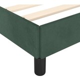  Posteljni okvir z vzglavjem temno zelen 100x200 cm žamet, (20907249) | Shoptok.si