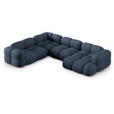 Cosmopolitan Design Temno modra kotna sedežna garnitura (levi kot/v obliki črke "U") Loretto – | Shoptok.si