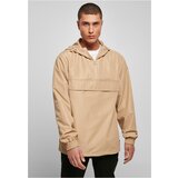 Urban Classics Plus Size Recycled Basic Pull Over Jacket unionbeige | Shoptok.si