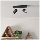 Eglo 300579 - Kupaonsko spot svetlo CONSUMA 2xGU10/5W/230V IP44 crno | Eponuda.com